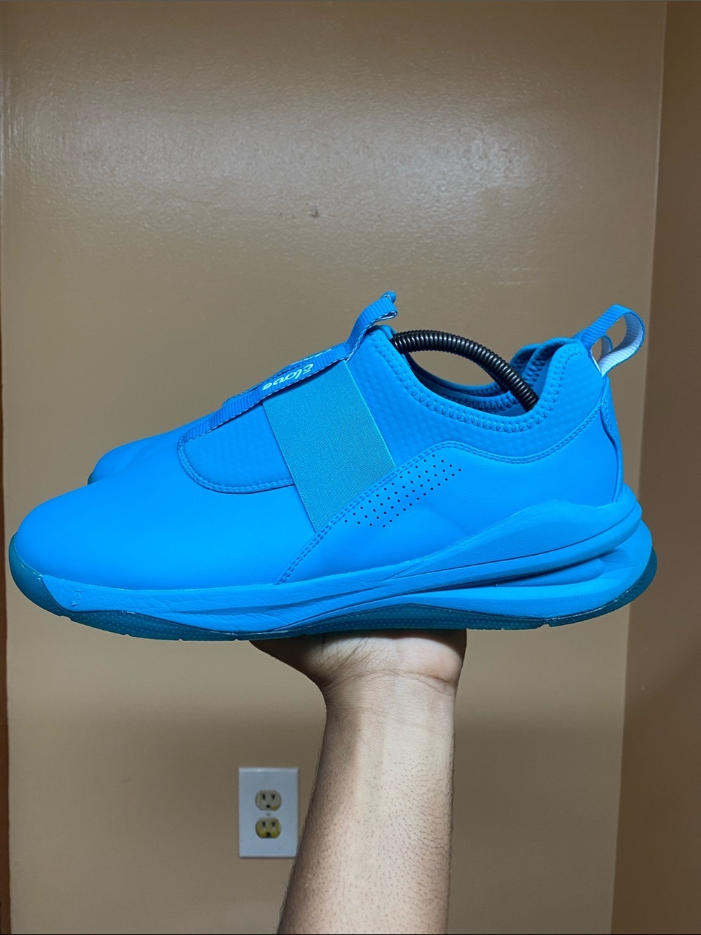 Clove Solo Laceless Slip On Nursing Sneakers “Cerulean Blue” Men’s Size 12 - Picture 3 of 14